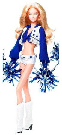 Illustration for article titled Barbie Dallas Cowboy Cheerleader Doll named worst toy of the year